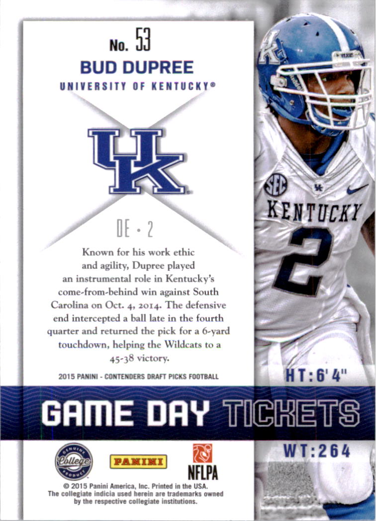 B2183- 2015 Panini Contenders Draft Picks FB 1-275 You Pick- 15+ FREE US SHIP - Picture 302 of 416