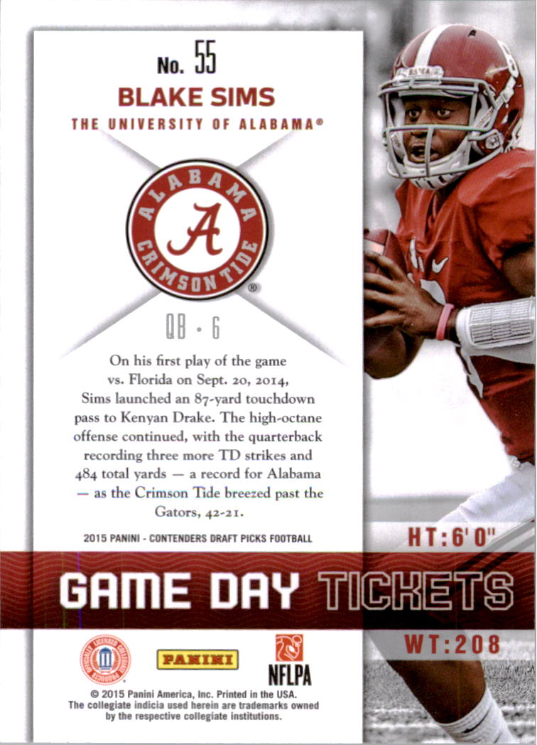 B2183- 2015 Panini Contenders Draft Picks FB 1-275 You Pick- 15+ FREE US SHIP - Picture 306 of 416