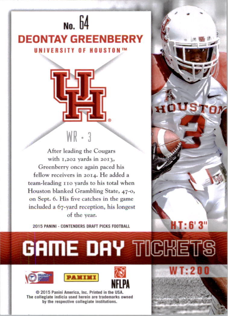 B2183- 2015 Panini Contenders Draft Picks FB 1-275 You Pick- 15+ FREE US SHIP - Picture 322 of 416
