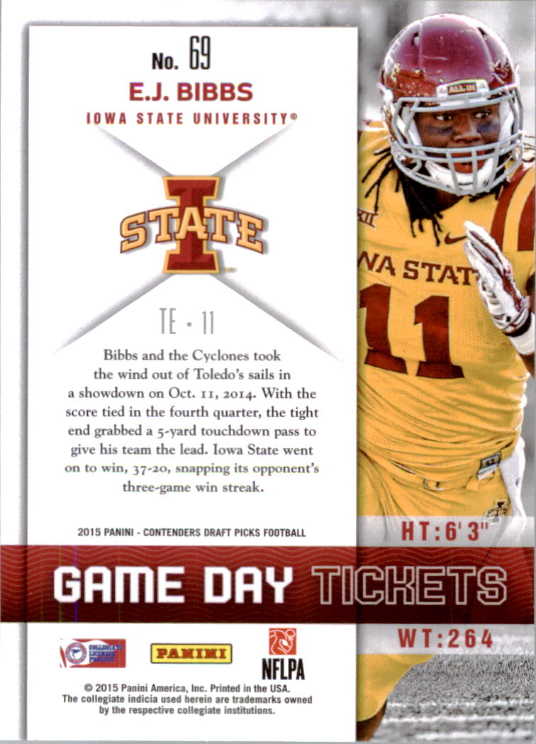 B2183- 2015 Panini Contenders Draft Picks FB 1-275 You Pick- 15+ FREE US SHIP - Picture 328 of 416