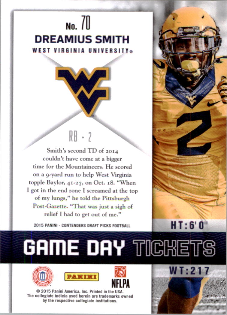 B2183- 2015 Panini Contenders Draft Picks FB 1-275 You Pick- 15+ FREE US SHIP - Picture 330 of 416