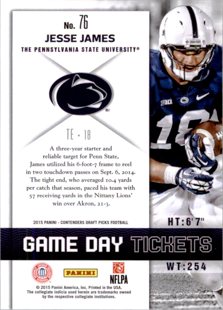 B2183- 2015 Panini Contenders Draft Picks FB 1-275 You Pick- 15+ FREE US SHIP - Picture 340 of 416
