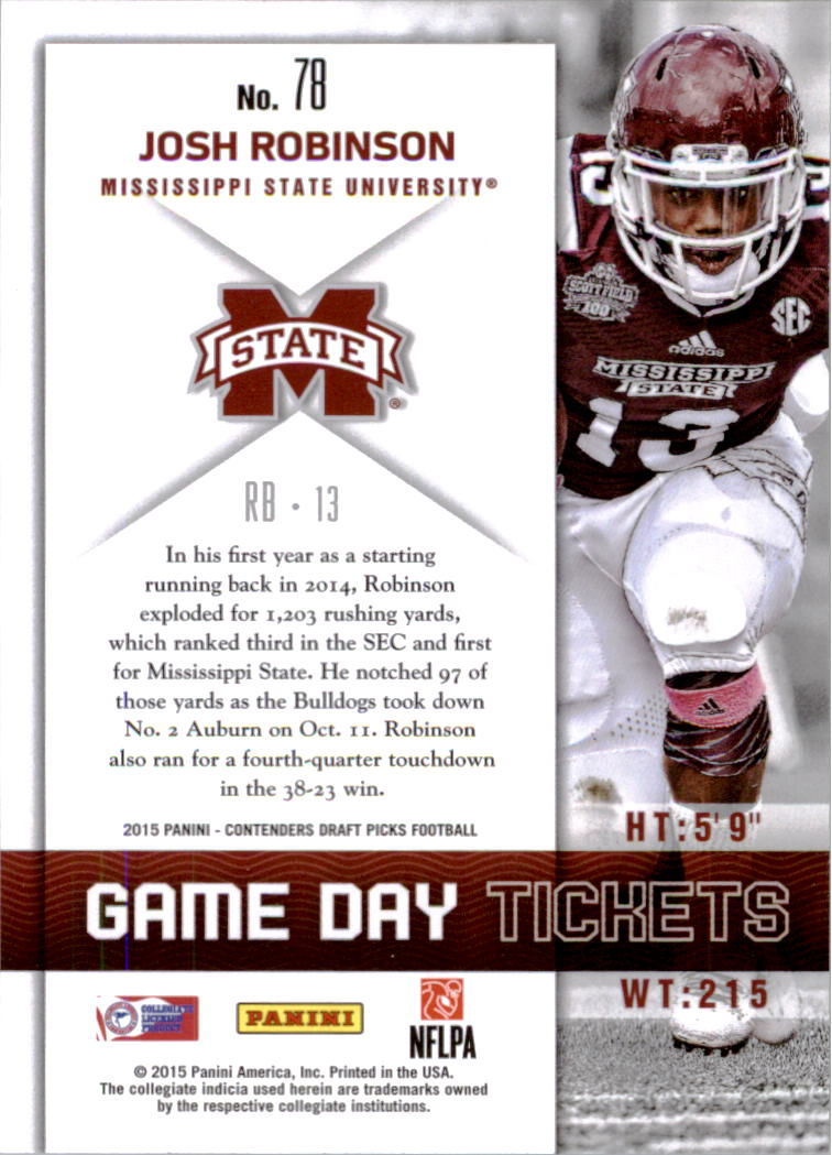 B2183- 2015 Panini Contenders Draft Picks FB 1-275 You Pick- 15+ FREE US SHIP - Picture 344 of 416