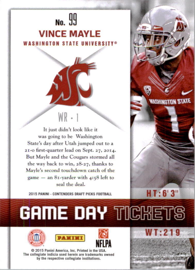 B2183- 2015 Panini Contenders Draft Picks FB 1-275 You Pick- 15+ FREE US SHIP - Picture 386 of 416