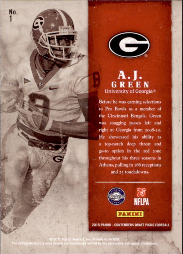 B2183- 2015 Panini Contenders Draft Picks FB 1-275 You Pick- 15+ FREE US SHIP - Picture 390 of 416