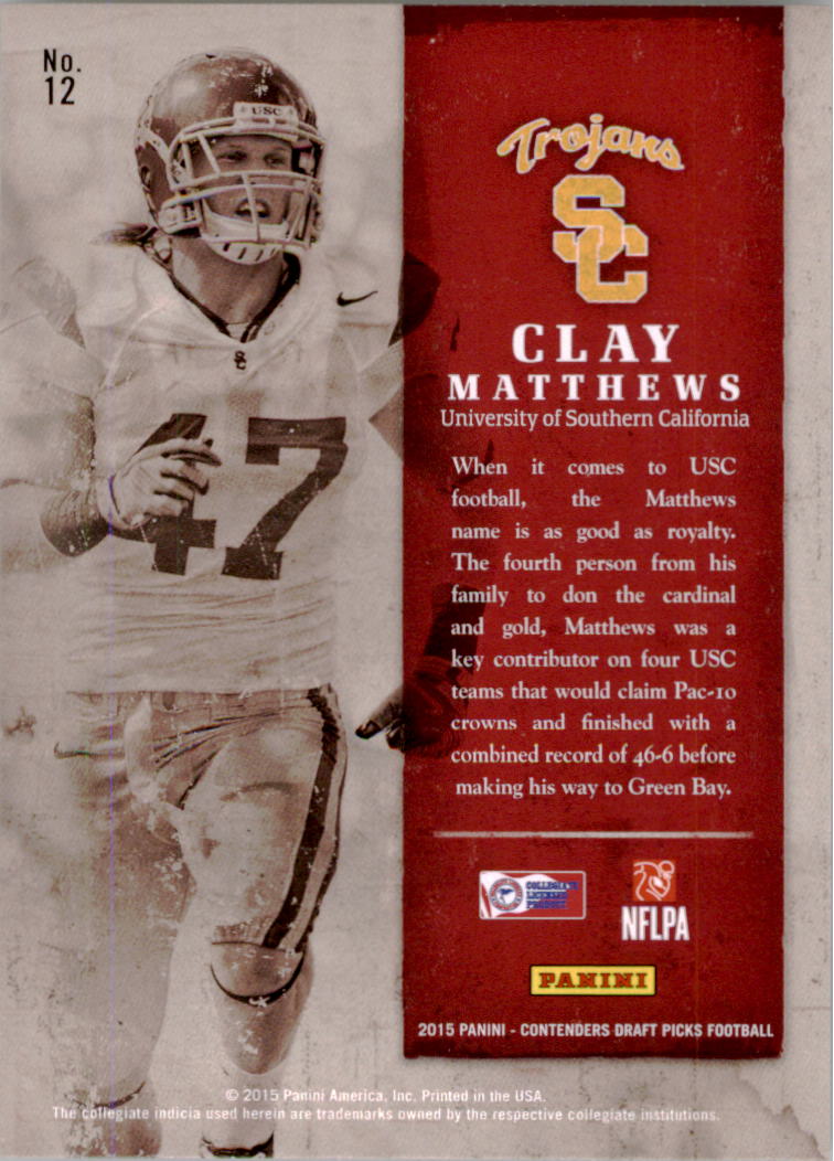 B2183- 2015 Panini Contenders Draft Picks FB 1-275 You Pick- 15+ FREE US SHIP - Picture 412 of 416