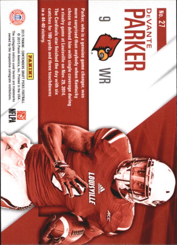 B2183- 2015 Panini Contenders Draft Picks FB Inserts -You Pick- 15+ FREE US SHIP - Picture 149 of 189