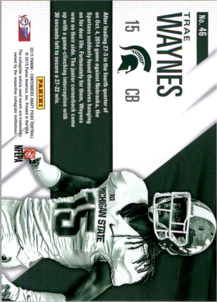 B2183- 2015 Panini Contenders Draft Picks FB Inserts -You Pick- 15+ FREE US SHIP - Picture 183 of 189