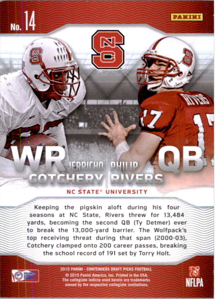 B2183- 2015 Panini Contenders Draft Picks FB 1-275 You Pick- 15+ FREE US SHIP - Picture 184 of 416