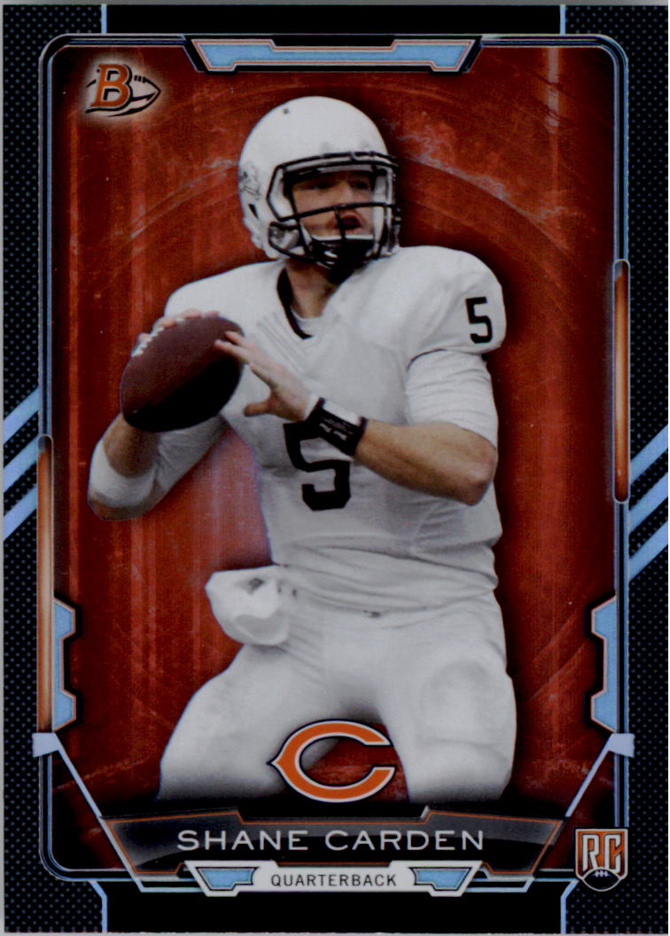 2015 Bowman Rainbow Black Chicago Bears Football Card #R85 Shane Carden | eBay