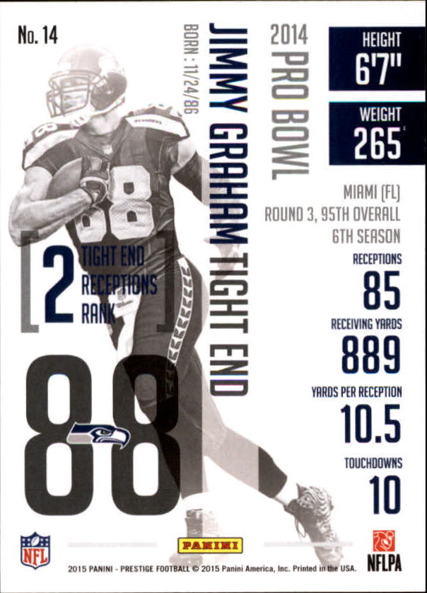A6819- 2015 Prestige Football Cards 1-200 +Rookies -You Pick- 15+ FREE US SHIP - Picture 25 of 383