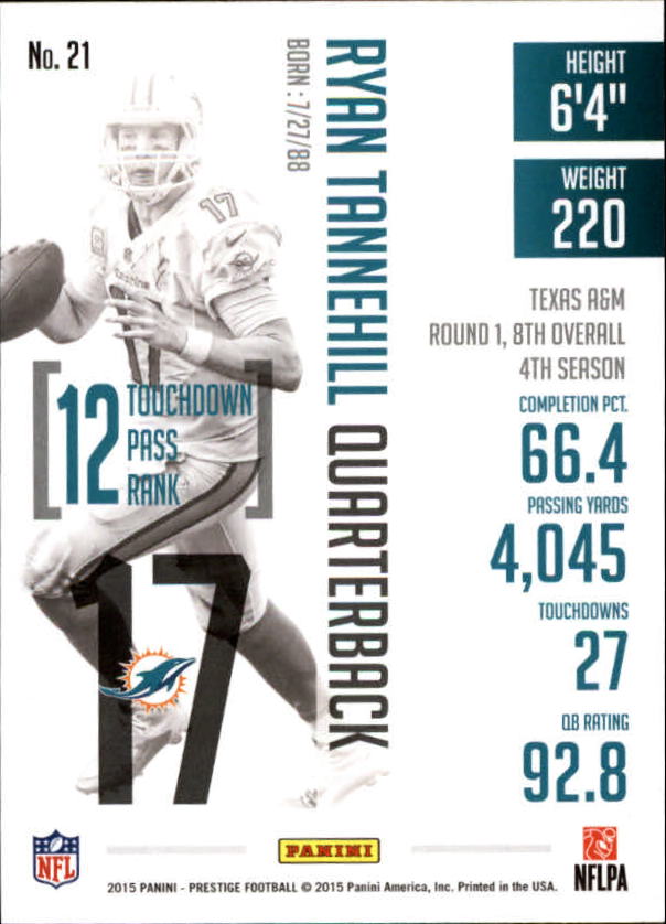 A6819- 2015 Prestige Football Cards 1-200 +Rookies -You Pick- 15+ FREE US SHIP - Picture 39 of 383