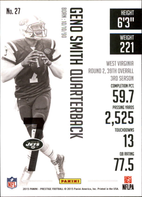 A6819- 2015 Prestige Football Cards 1-200 +Rookies -You Pick- 15+ FREE US SHIP - Picture 51 of 383