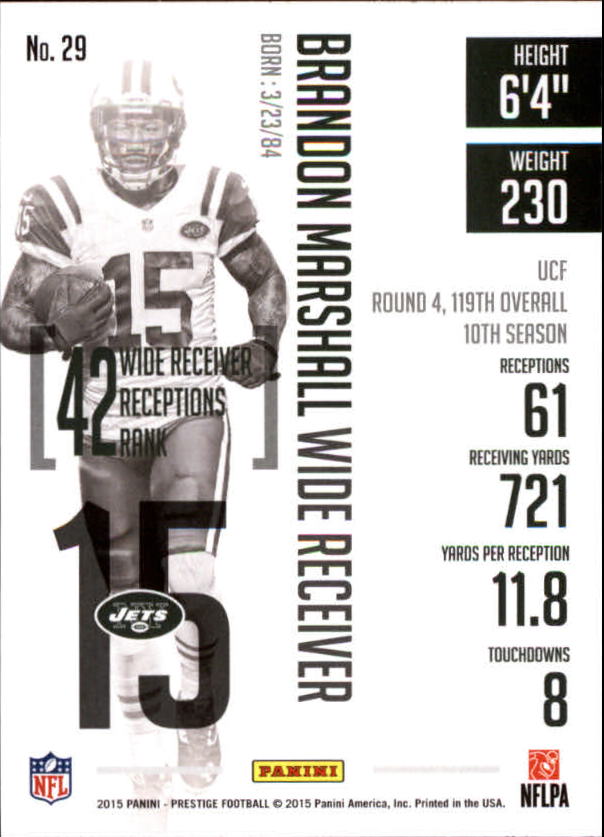 A6819- 2015 Prestige Football Cards 1-200 +Rookies -You Pick- 15+ FREE US SHIP - Picture 55 of 383