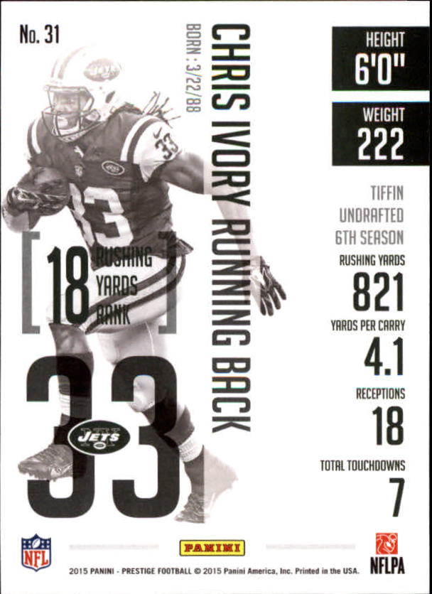 A6819- 2015 Prestige Football Cards 1-200 +Rookies -You Pick- 15+ FREE US SHIP - Picture 59 of 383