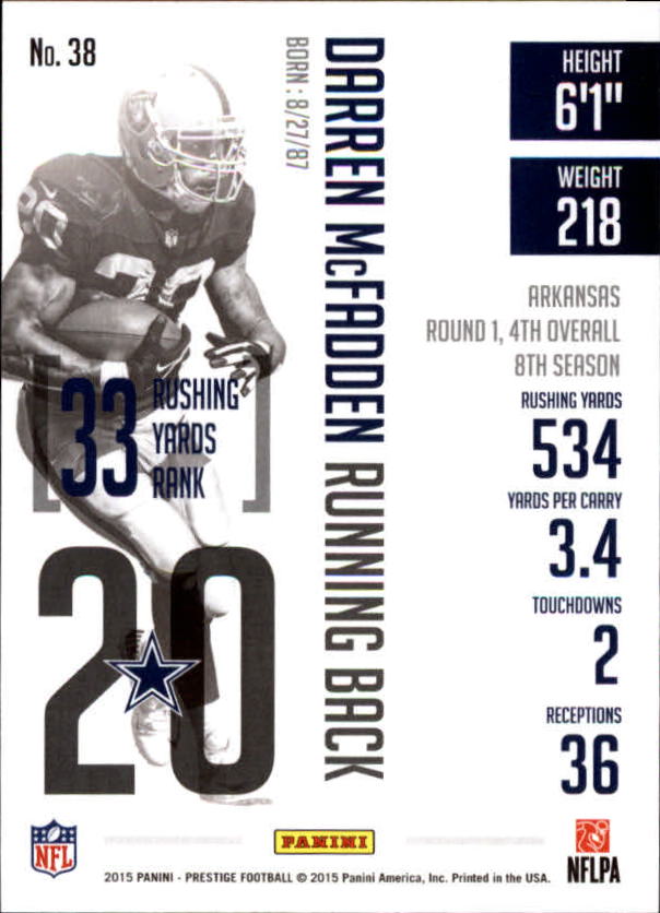 A6819- 2015 Prestige Football Cards 1-200 +Rookies -You Pick- 15+ FREE US SHIP - Picture 73 of 383