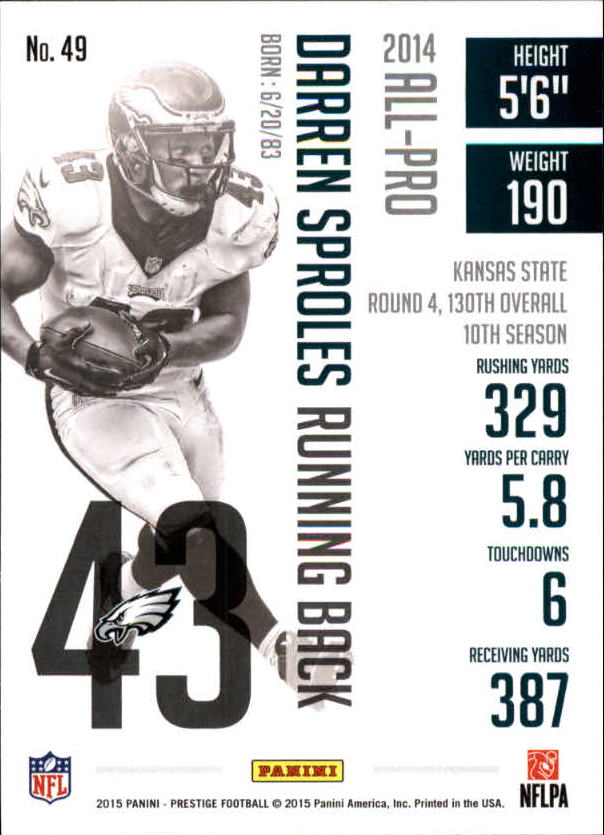 A6819- 2015 Prestige Football Cards 1-200 +Rookies -You Pick- 15+ FREE US SHIP - Picture 95 of 383