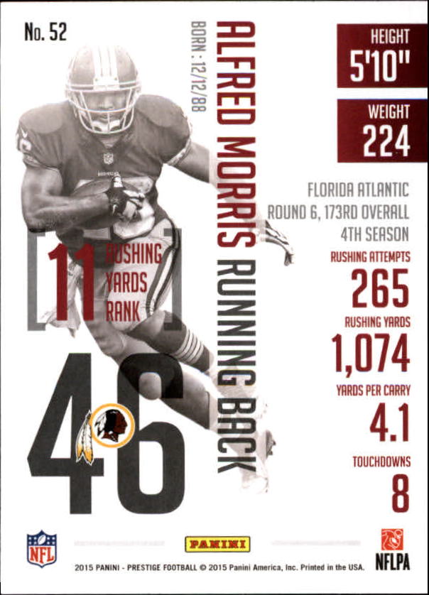 A6819- 2015 Prestige Football Cards 1-200 +Rookies -You Pick- 15+ FREE US SHIP - Picture 101 of 383