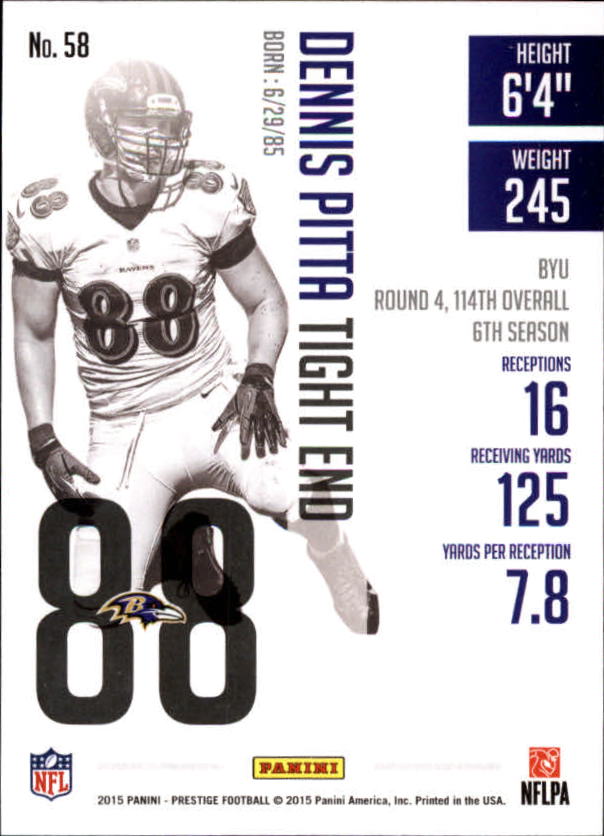 A6819- 2015 Prestige Football Cards 1-200 +Rookies -You Pick- 15+ FREE US SHIP - Picture 113 of 383