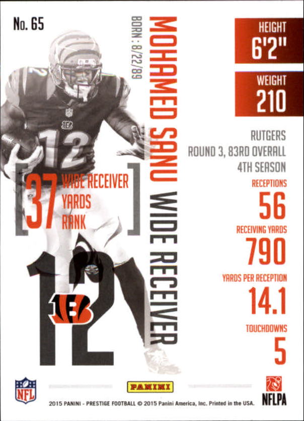 A6819- 2015 Prestige Football Cards 1-200 +Rookies -You Pick- 15+ FREE US SHIP - Picture 127 of 383