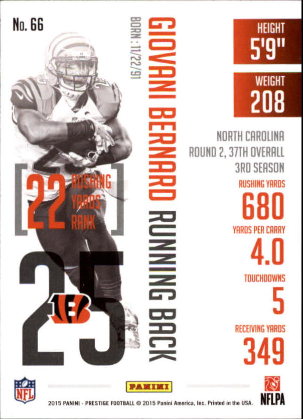 A6819- 2015 Prestige Football Cards 1-200 +Rookies -You Pick- 15+ FREE US SHIP - Picture 129 of 383