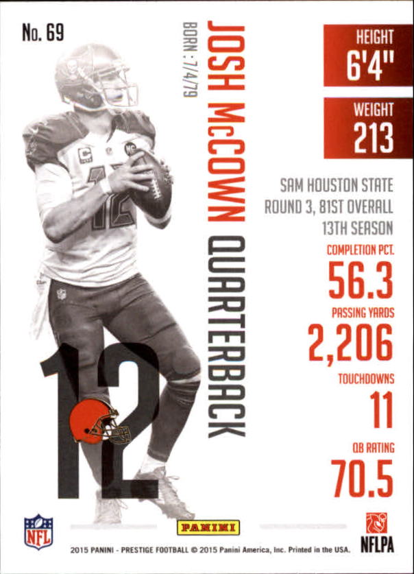 A6819- 2015 Prestige Football Cards 1-200 +Rookies -You Pick- 15+ FREE US SHIP - Picture 135 of 383