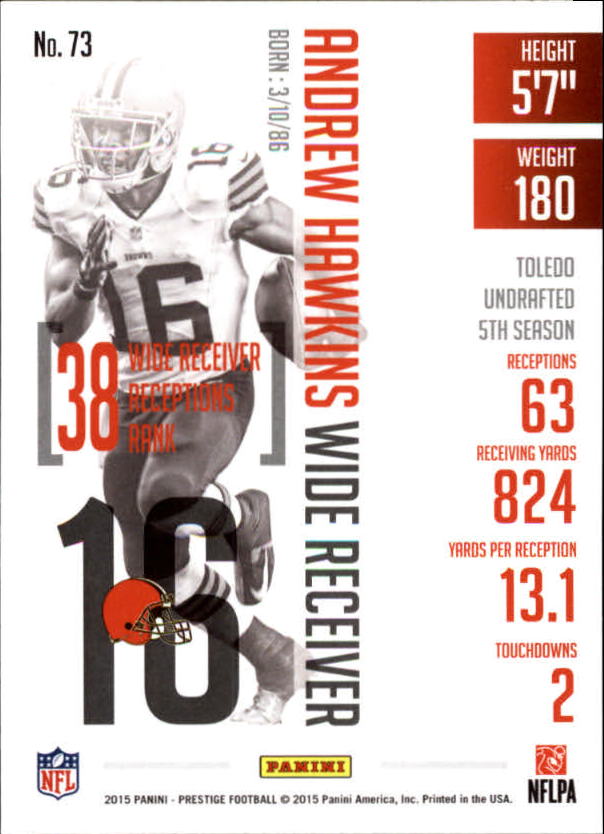 A6819- 2015 Prestige Football Cards 1-200 +Rookies -You Pick- 15+ FREE US SHIP - Picture 143 of 383
