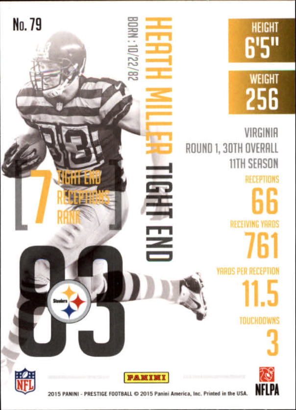 A6819- 2015 Prestige Football Cards 1-200 +Rookies -You Pick- 15+ FREE US SHIP - Picture 153 of 383