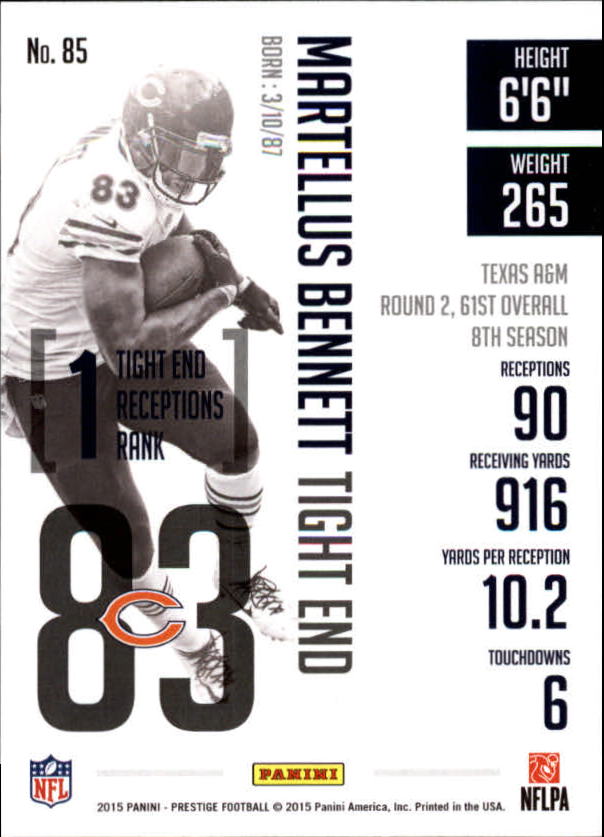 A6819- 2015 Prestige Football Cards 1-200 +Rookies -You Pick- 15+ FREE US SHIP - Picture 165 of 383