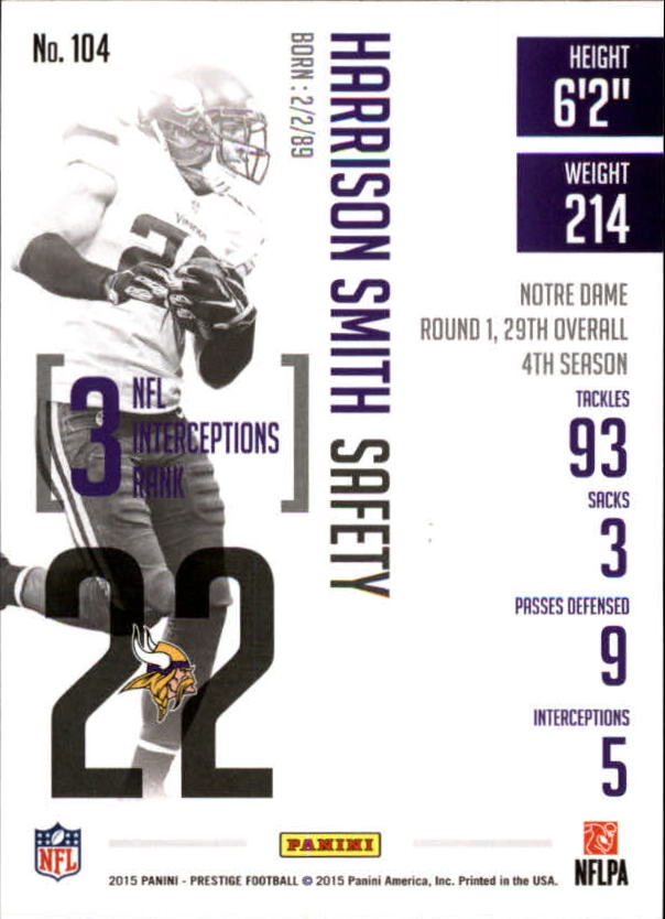 A6819- 2015 Prestige Football Cards 1-200 +Rookies -You Pick- 15+ FREE US SHIP - Picture 199 of 383