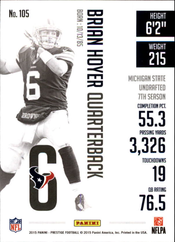A6819- 2015 Prestige Football Cards 1-200 +Rookies -You Pick- 15+ FREE US SHIP - Picture 201 of 383