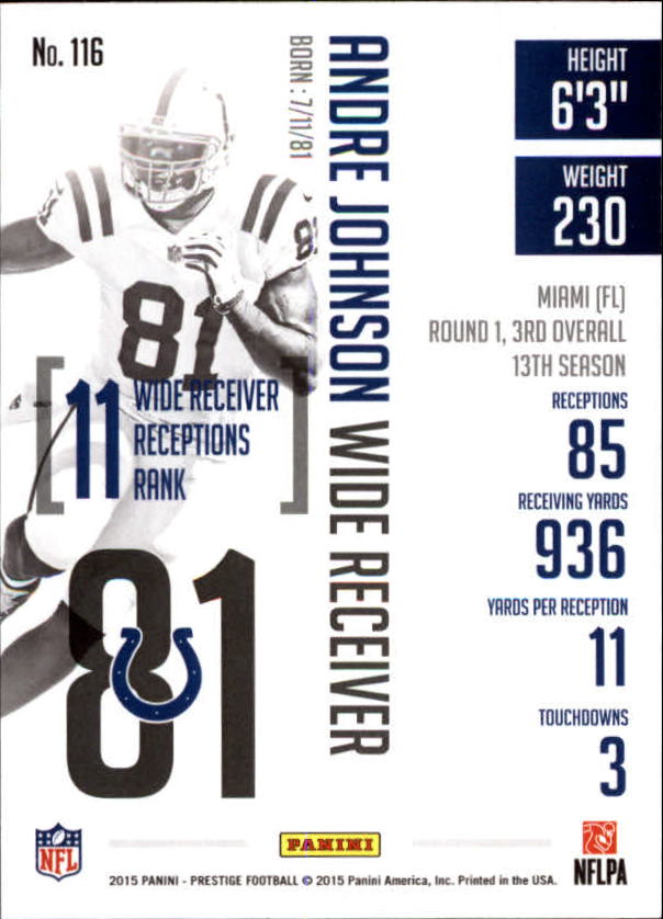 A6819- 2015 Prestige Football Cards 1-200 +Rookies -You Pick- 15+ FREE US SHIP - Picture 223 of 383