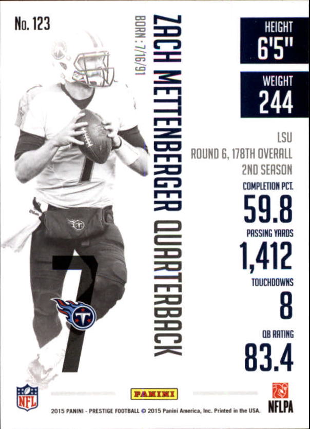 A6819- 2015 Prestige Football Cards 1-200 +Rookies -You Pick- 15+ FREE US SHIP - Picture 237 of 383