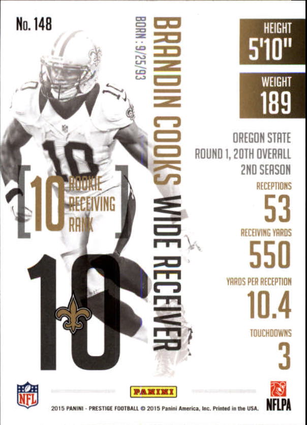 A6819- 2015 Prestige Football Cards 1-200 +Rookies -You Pick- 15+ FREE US SHIP - Picture 287 of 383