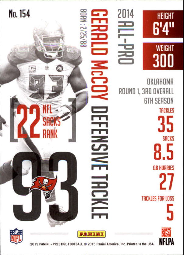 A6819- 2015 Prestige Football Cards 1-200 +Rookies -You Pick- 15+ FREE US SHIP - Picture 299 of 383