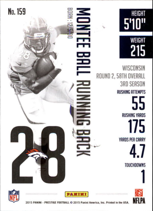 A6819- 2015 Prestige Football Cards 1-200 +Rookies -You Pick- 15+ FREE US SHIP - Picture 307 of 383