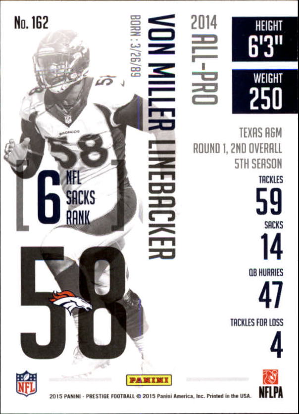 A6819- 2015 Prestige Football Cards 1-200 +Rookies -You Pick- 15+ FREE US SHIP - Picture 313 of 383