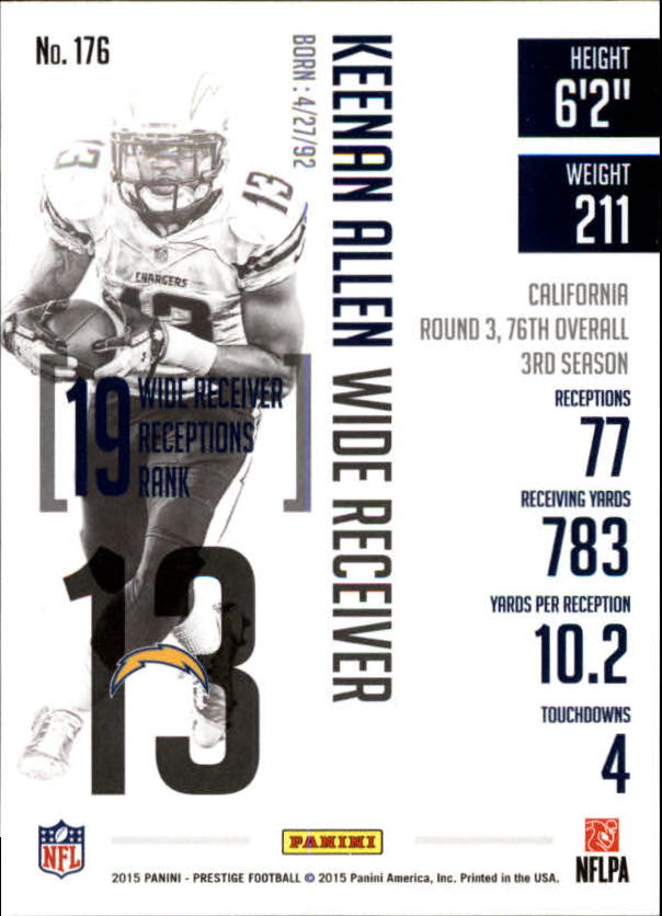 A6819- 2015 Prestige Football Cards 1-200 +Rookies -You Pick- 15+ FREE US SHIP - Picture 339 of 383
