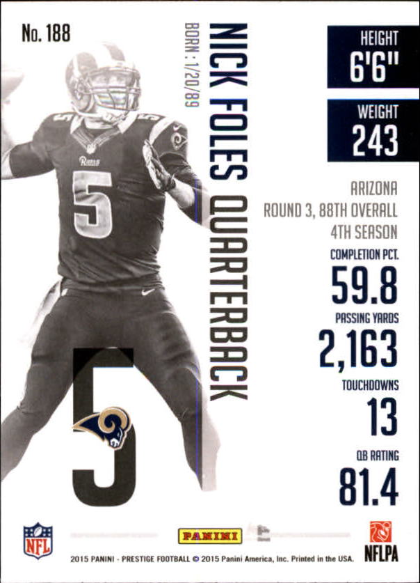 A6819- 2015 Prestige Football Cards 1-200 +Rookies -You Pick- 15+ FREE US SHIP - Picture 359 of 383