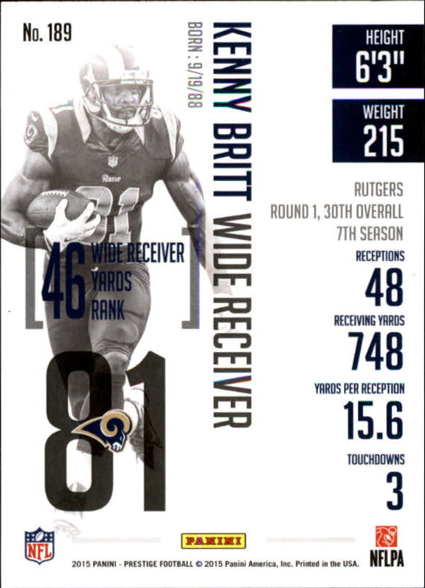 A6819- 2015 Prestige Football Cards 1-200 +Rookies -You Pick- 15+ FREE US SHIP - Picture 361 of 383