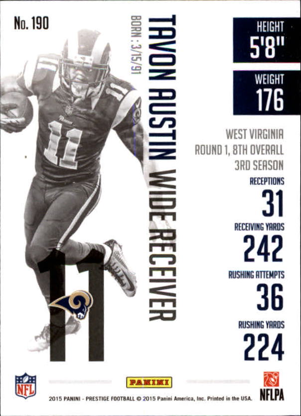 A6819- 2015 Prestige Football Cards 1-200 +Rookies -You Pick- 15+ FREE US SHIP - Picture 363 of 383