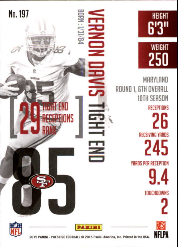 A6819- 2015 Prestige Football Cards 1-200 +Rookies -You Pick- 15+ FREE US SHIP - Picture 377 of 383