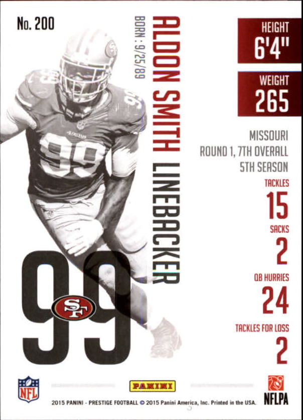 A6819- 2015 Prestige Football Cards 1-200 +Rookies -You Pick- 15+ FREE US SHIP - Picture 383 of 383