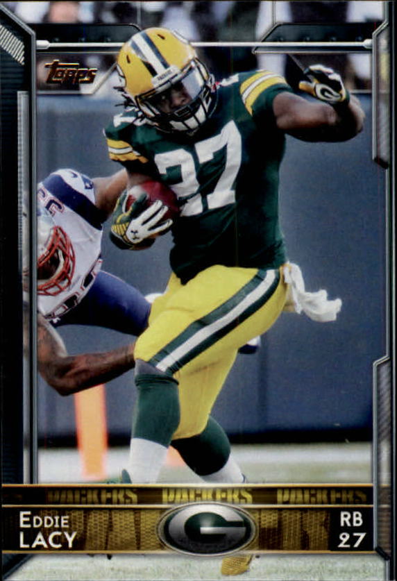2015 Topps #10A Eddie Lacy/holding ball