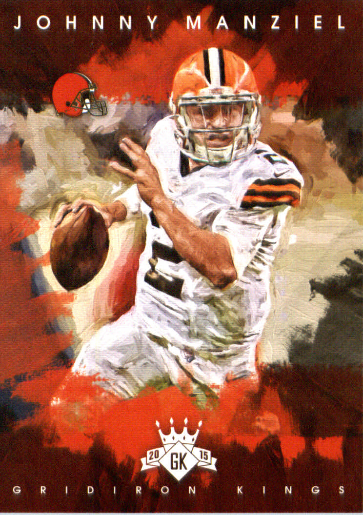 Johnny Manziel football card (Cleveland Browns) 2015 Gridiron Kings #4 at  's Sports Collectibles Store