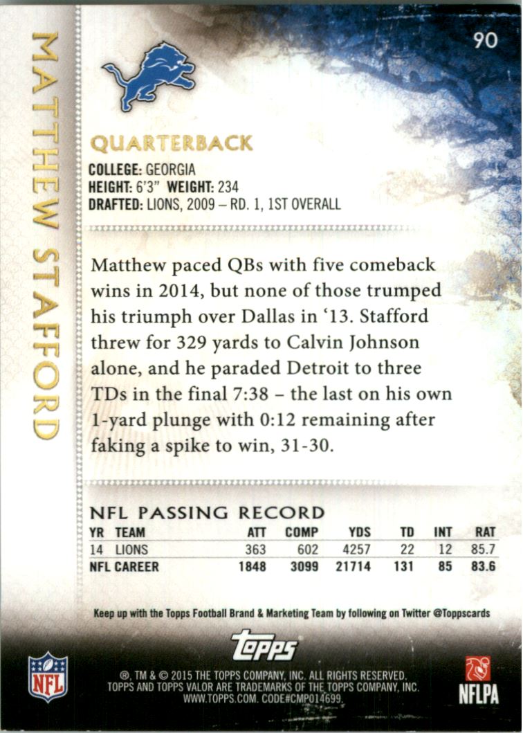 Sports Card Back