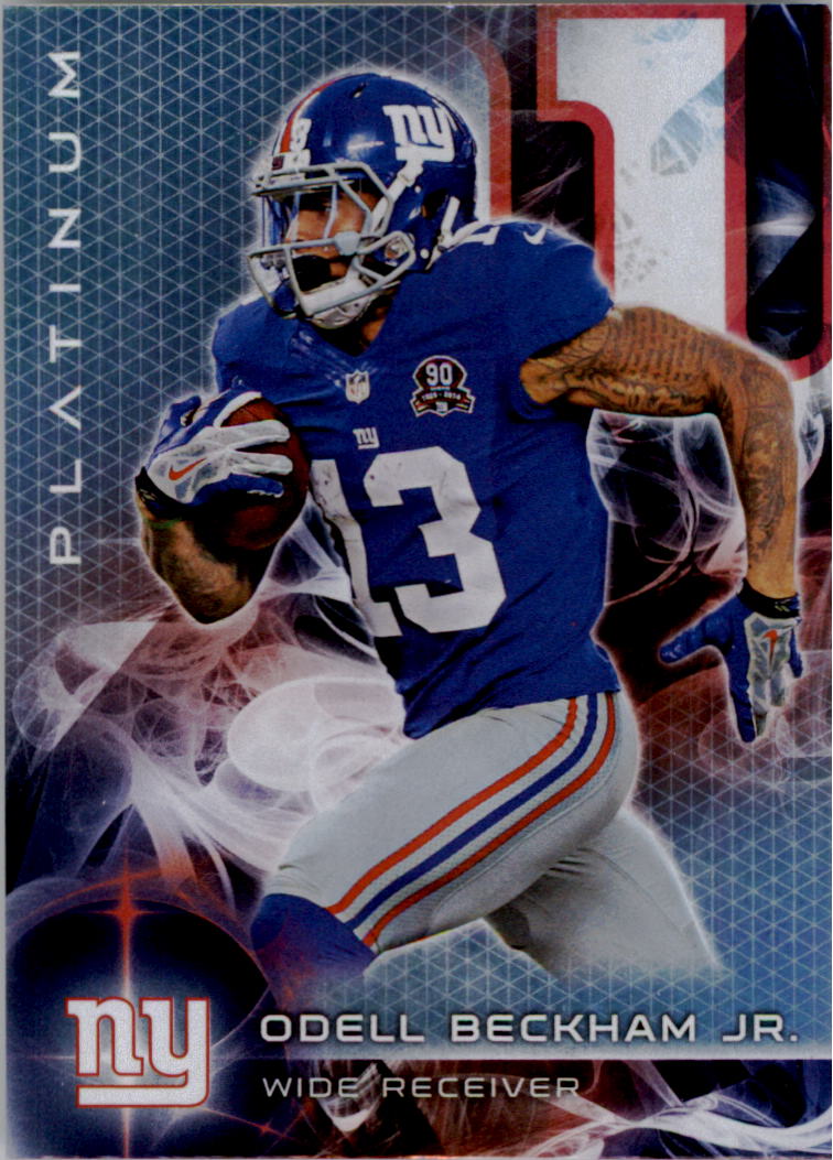 Odell beckham on sale jr platinum jersey