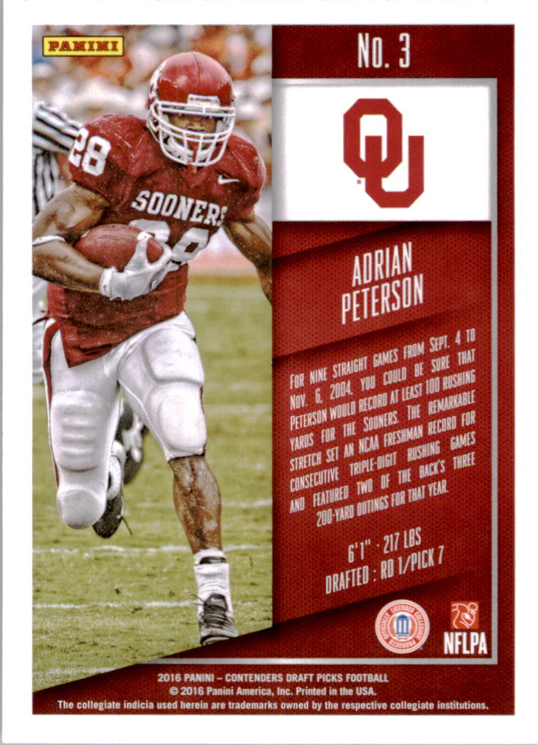 2016 Panini Contenders Draft Picks Football Card Pick (Base) - Picture 7 of 189