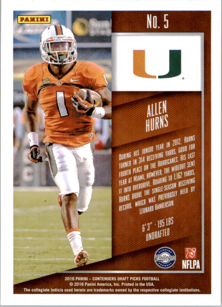 2016 Panini Contenders Draft Picks Football Card Pick (Base) - Picture 11 of 189