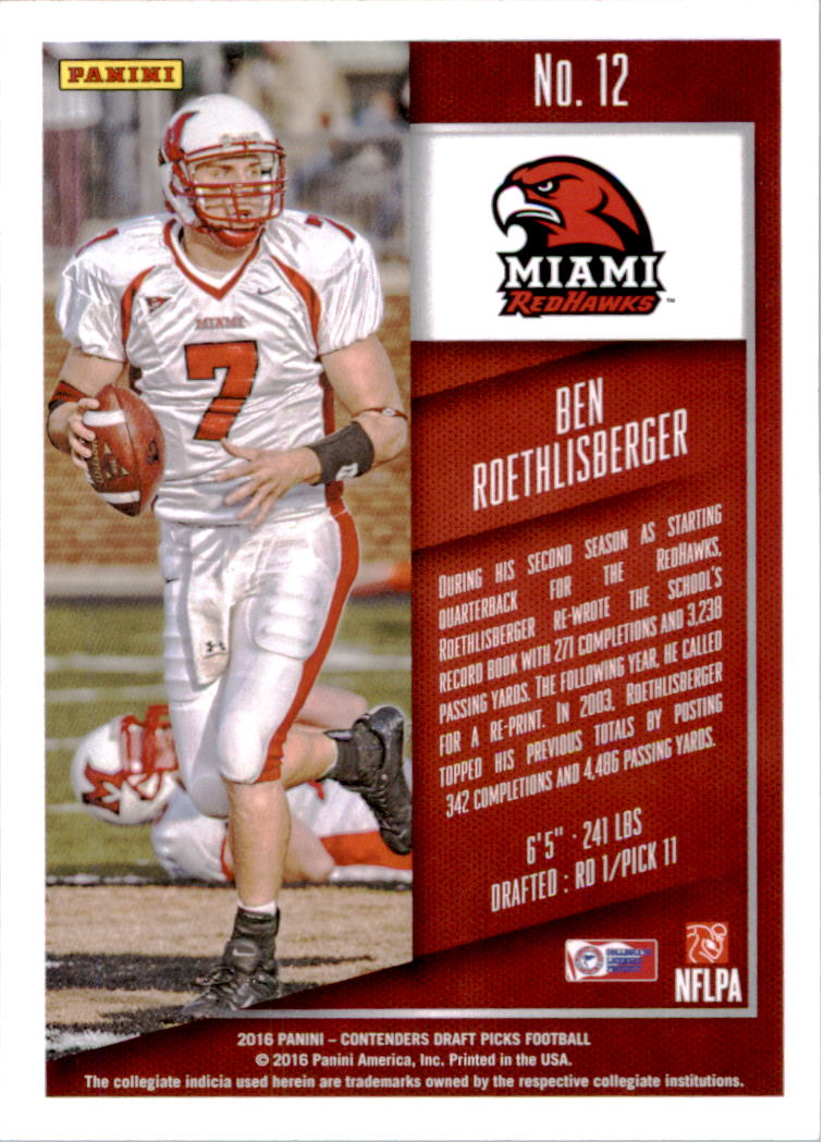2016 Panini Contenders Draft Picks Football Card Pick (Base) - Picture 25 of 189